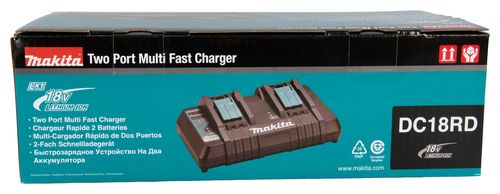 מטען מהיר כפול חכם - MAKITA DC18RD 18V