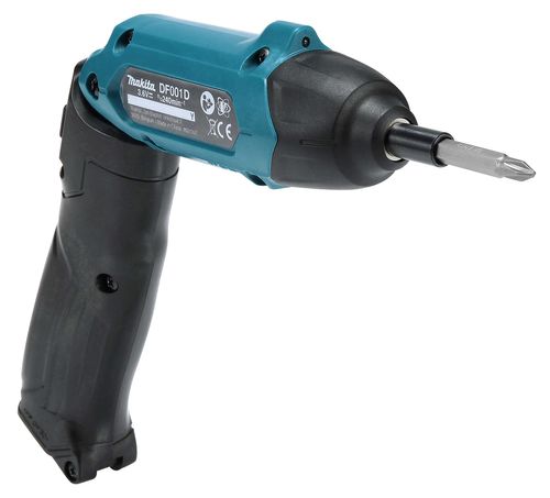 מברגה מתקפלת (מלפפון) נטענת עם אביזרים - MAKITA DF001DW 4N/m 3.6V