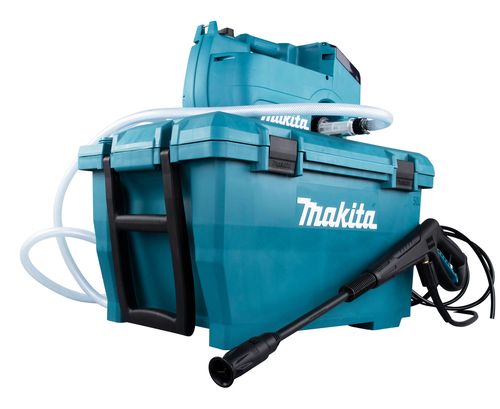 מכונת שטיפה בלחץ 2X18V נטען 55/30 BAR גוף במזוודה MAKITA DHW080ZK
