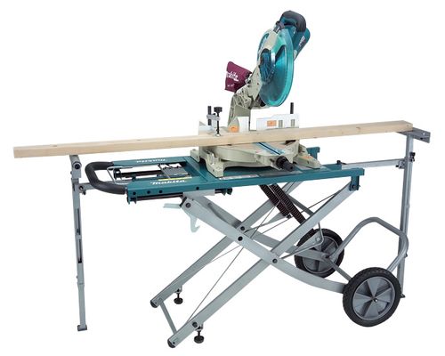 שימוש בסטנד למסור שולחן כולל מאריכים MAKITA WST01