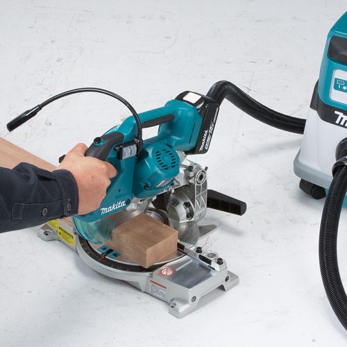 שימוש במסור גרונג נטען 18V עם לייזר MAKITA DLS600Z