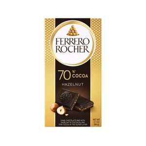 טבלת פררו רושה שוקולד מריר 70% אגוזים 90 גרם
