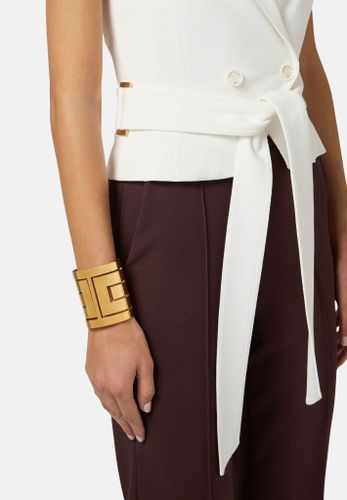 Elisabetta Franchi cut-out Cuff Bracelet