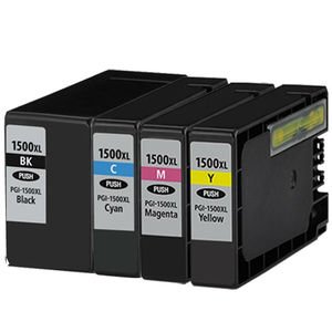 סט 4 ראשי דיו תואמים Canon PGI-1500XL 
