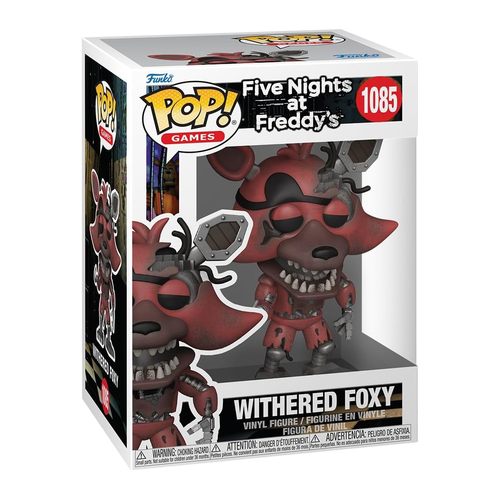 בובת פופ פייב נייטס אט פרדי׳ס וית׳רד פוקסי | Funko Pop! Five Nights at Freddy's Whitered Foxy 1085
