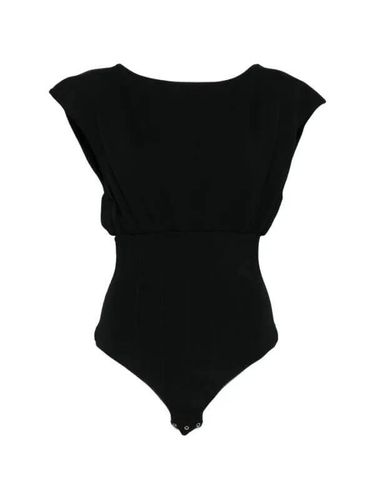 Bodysuit in knit fabric with necklace