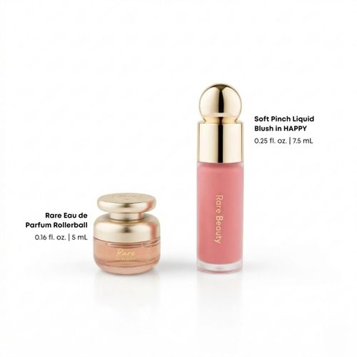 מארז בושם וסומק נוזלי Rare Beauty Selena's Faves Mini Fragrance & Blush Set
