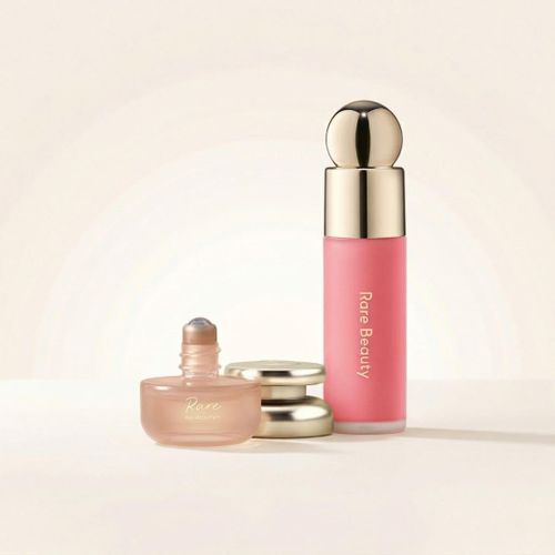 מארז בושם וסומק נוזלי Rare Beauty Selena's Faves Mini Fragrance & Blush Set