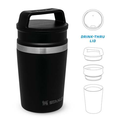 כוס קפה עם נעילה  0.23L - ADVENTURE SHORTSTACK TRAVEL MUG | STANLEY