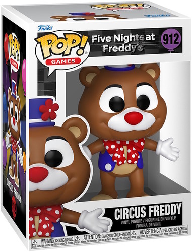 בובת פופ פייב נייטס אט פרדי׳ס סירקוס פרדי | Funko Pop! Five Nights At Freddy's Circus Freddy 912