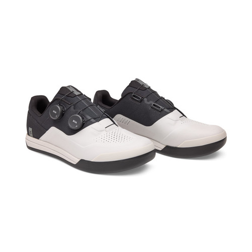 נעלי רכיבה פוקס פלאט לבן - FOX UNION FLAT BOA SHOE V26