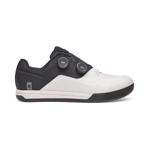 נעלי רכיבה פוקס פלאט לבן - FOX UNION FLAT BOA SHOE V26