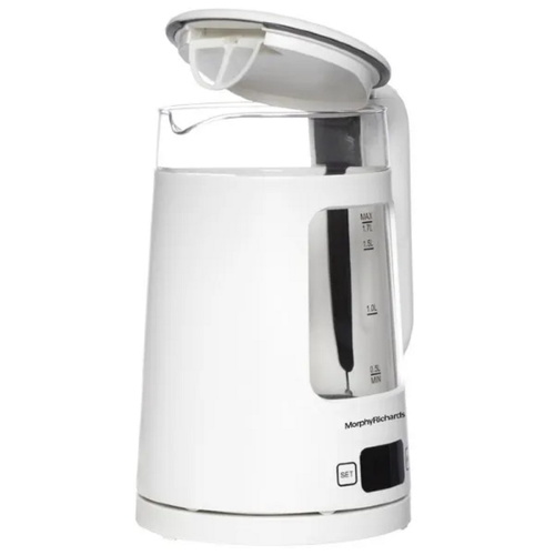 קומקום חשמלי חכם 1.7 ליטר Morphy Richards מורפי ריצ'ארדס Clear White 43988