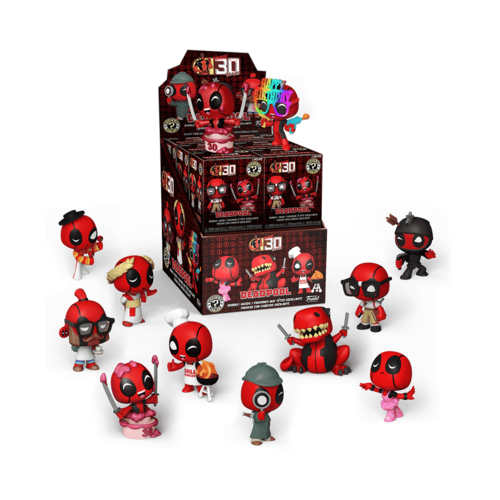 קופסת הפתעה Funko Marvel Mini דדפול | Funko Marvel Mini Deadpool Mystery Box