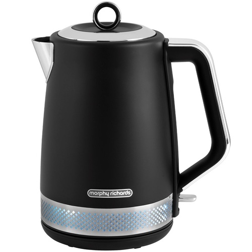 קומקום חשמלי 1.7 ליטר Morphy Richards מורפי ריצ'ארדס Illumination שחור