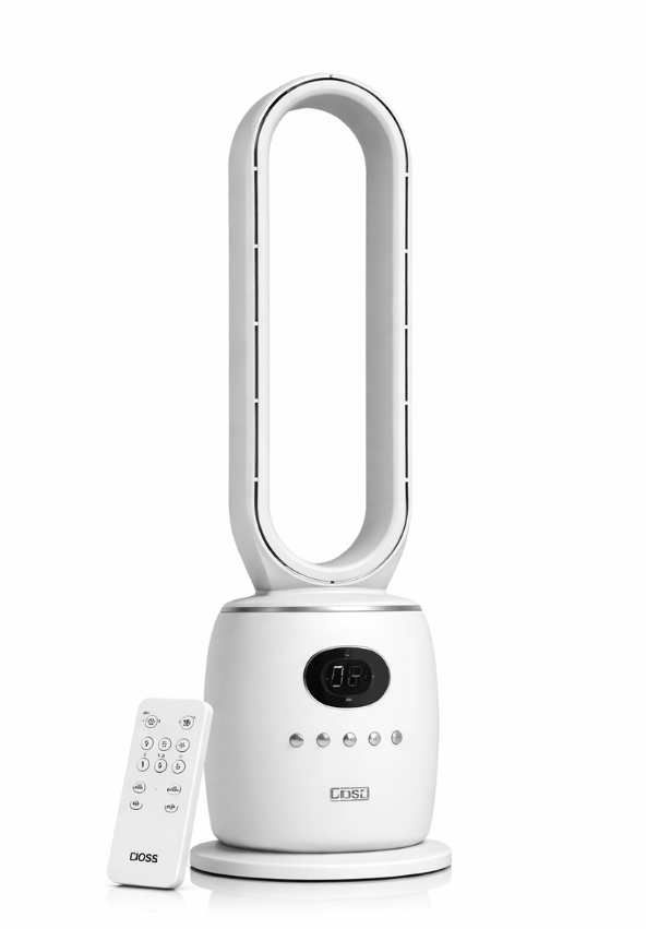 מאוורר מגדל ללא להבים 60W עם שלט BOSS ELECTRIC מק"ט 903798