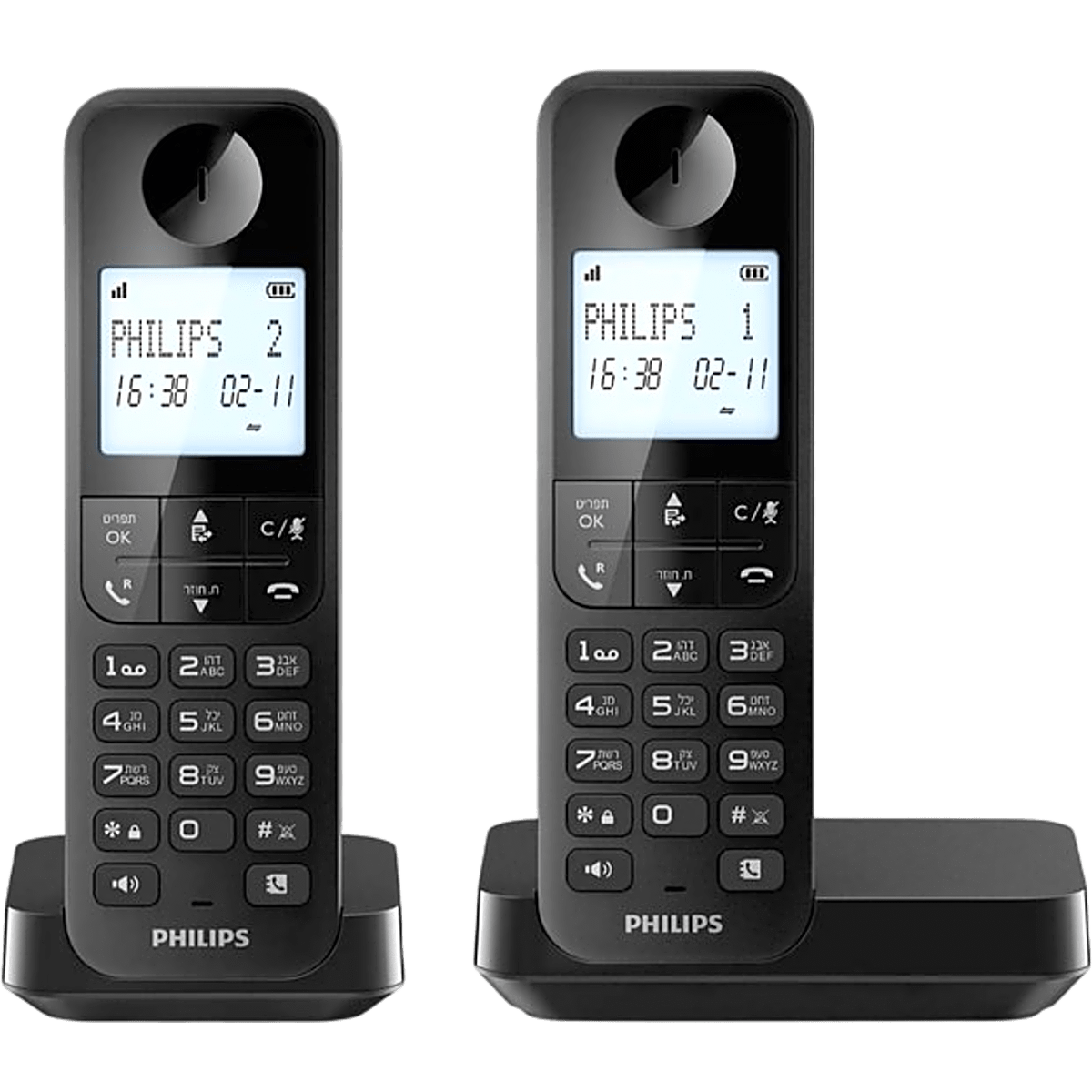 טלפון אלחוטי Philips D2702B