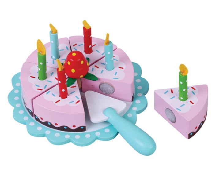 עוגת יום הולדת מעץ לילדים Pit Toys