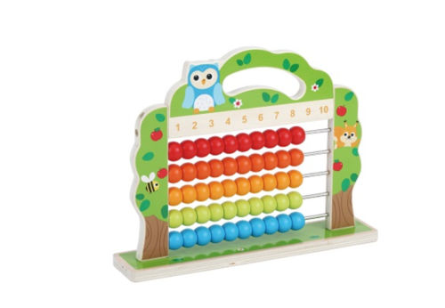 חשבוניית עץ ללימוד חשבון לילדים Pit Toys