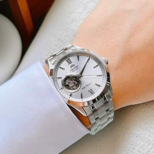 Orient TAG03001W0 OPEN HEART 38.5MM אוטומטי זכוכית ספיר
