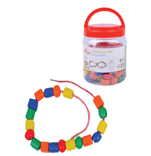חרוזי עץ קטנים להשחלה לילדים Pit Toys