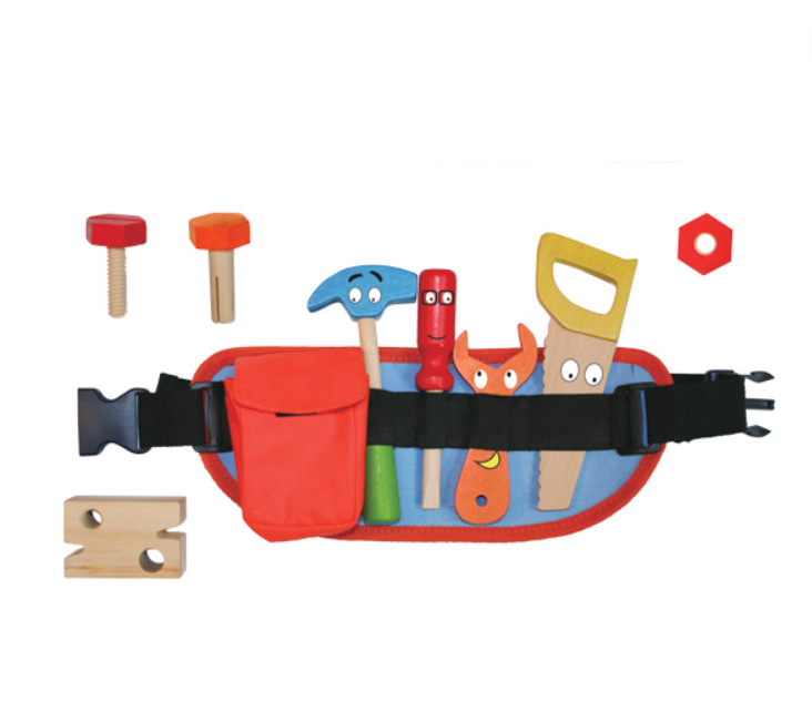 חגורת נגרים עם כלי עבודה לילדים Pit Toys