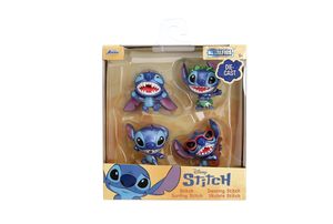 Jada Disney Stitch Metalfigs 4-Pack - Die-Cast Figures, 2.5" Scale 
