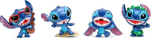Jada Disney Stitch Metalfigs 4-Pack - Die-Cast Figures, 2.5