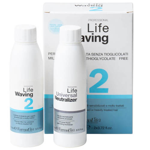 קרם מסלסל לשיער LIFE WAVING להענקת סלסול עדין 1- לשיער צבוע  2- לשיער צבוע/פגום  220 מ