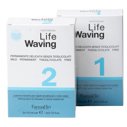 קרם מסלסל לשיער LIFE WAVING להענקת סלסול עדין 1- לשיער צבוע  2- לשיער צבוע/פגום  220 מ