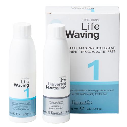 קרם מסלסל לשיער LIFE WAVING להענקת סלסול עדין 1- לשיער צבוע  2- לשיער צבוע/פגום  220 מ