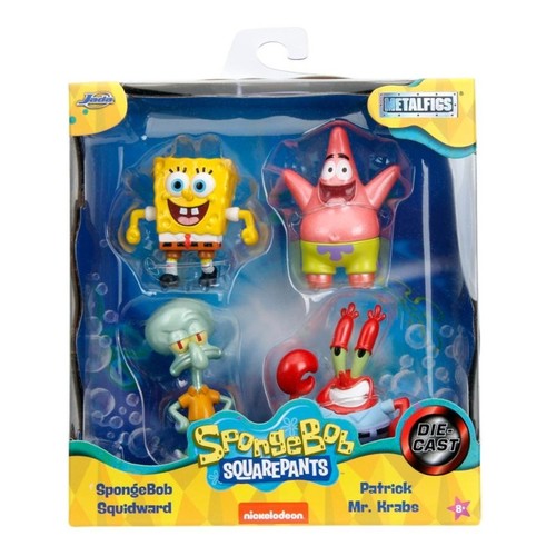 Jada SpongeBob Metalfigs 4-Pack - Die-Cast Figures, 2.5