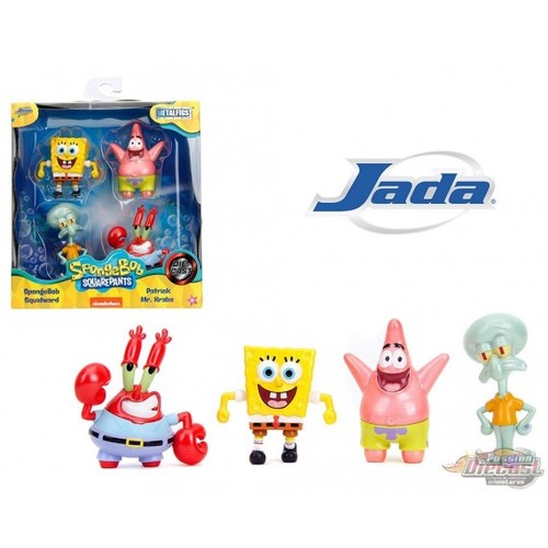 Jada SpongeBob Metalfigs 4-Pack - Die-Cast Figures, 2.5