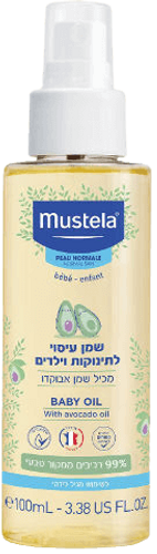 מוסטלה | שמן עיסוי לתינוקות וילדים | מכיל 100 מ