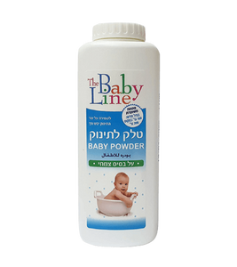 טלק לתינוקות | על בסיס צמחי | מכיל 150 גרם |