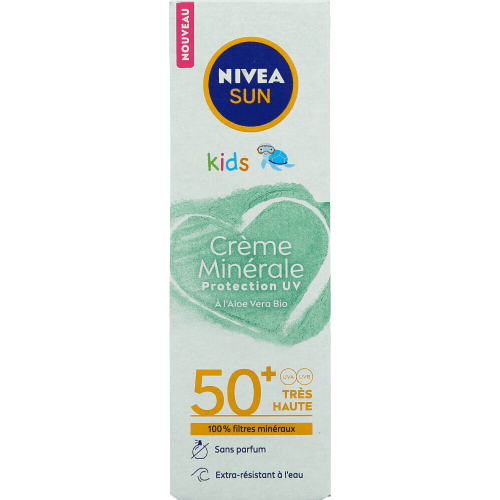 ניוואה  | Nivea sun | קרם הגנה לפנים לילדים | עם מקדם הגנה 50+ SPF