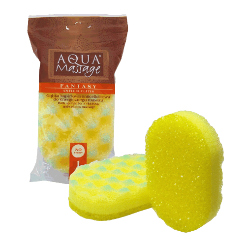 ספוג אמבטיה לעיסוי אנרגטי אנטי צלוליט Aqua Massage Fantasy Anticelulitis