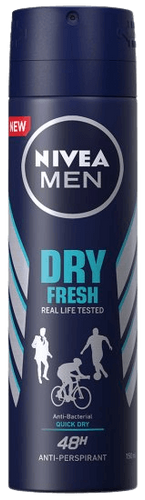 דאודורנט ספריי לגבר | Nivea Dry Fresh | מכיל 150 מ''ל |