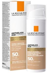 קרם יום עם גוון המסייע בתיקון סימני הזדקנות 50 SPF | מכיל 50 מ"ל | ANTHELIOS AGE CORRECT 