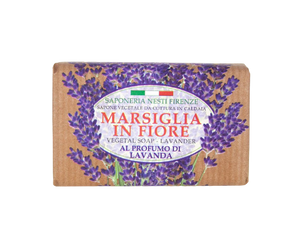 סבון מוצק טבעי בניחוח לבנדר Marsiglia In Fiore Vegetal Soap - Lavender