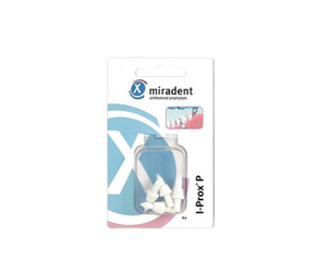 x | miradent | שומרים על בריאות השיניים | סט המכיל 4 מברשות אינטרספייס | מיועדות לידית I-Prox P