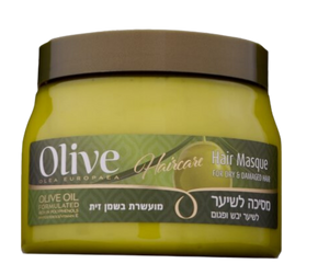 OLIVE - מסיכה לשיער יבש ופגום מועשרת בשמן זית - 500 מ"ל