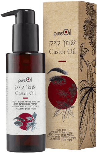 שמן קיק | לטיפוח גבות ושיער ראש | שמן טהור |  מכיל 100 מ