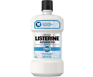 תמיסה לשטיפת פה ליסטרין | 500 מ"ל | LISTERINE ADVANCED WHITE