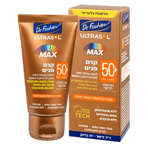 קרם פנים | להגנה מהשמש | ספקטרום | +SPF50 | אולטרסול | מכיל 50 מ"ל |