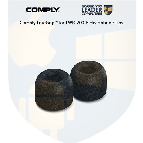 Comply TW-200-B/TWR-200-B | אטמי ספוג זיכרון לאוזניות מידה L+M+S | שלוש זוגות של טיפים לאוזניות