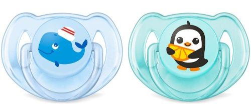 זוג מוצצי סיליקון אבנט קלאסיק avent classic | לגילאים 6-18 חודשים | -