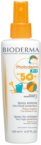 ביודרמה | פוטודרם ילדים | +SPF50 ספריי