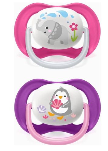 זוג מוצצים אבנט אולטרה אייר AVENT Ultra air animals | לגילאים 6-18 חודשים |