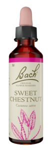 SWEET CHESTNUT | טיפות לשתייה על בסיס תמציות פרחי באך | מכיל 20 מ"ל | 